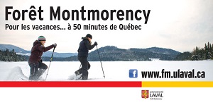 Forêt Montmorency - Ski de fond: 25 km | Raquette: 20 km 